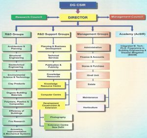 Organogram – CSIR – CBRI, Roorkee